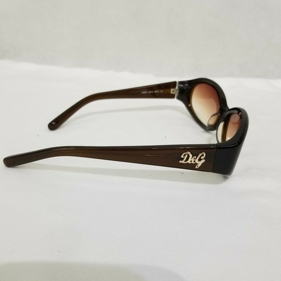 Dolce & Gabbana DD3025 Oval Type Sunglasses 525/13 58 □ 17 125 D & G Logo Brown main image 10